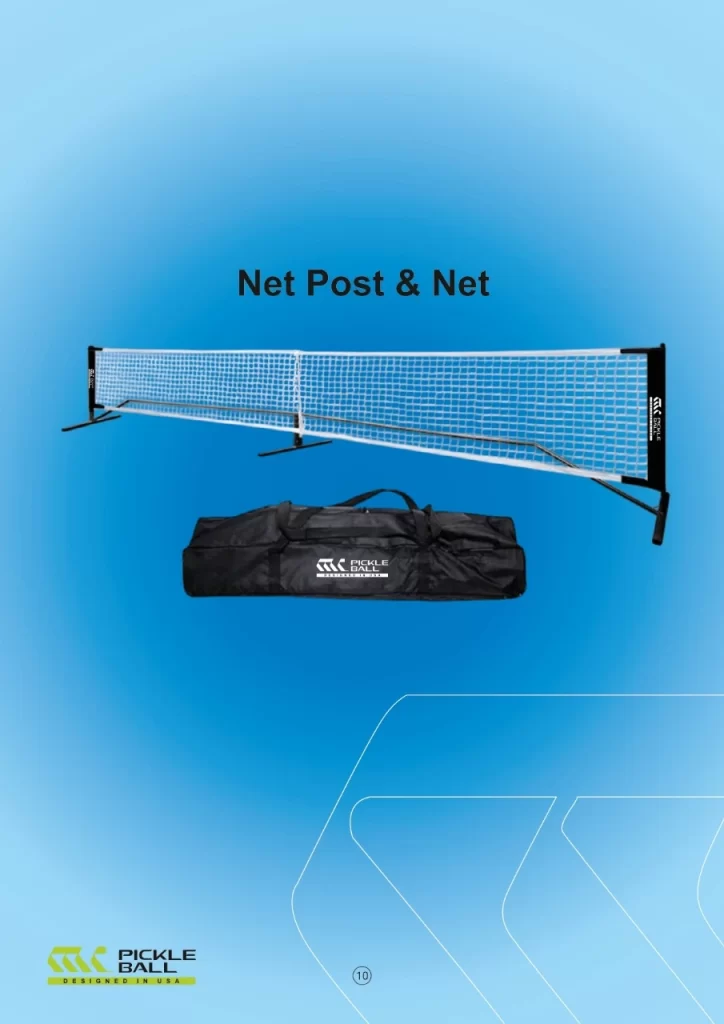 Premium Pickleball Net & Post Set