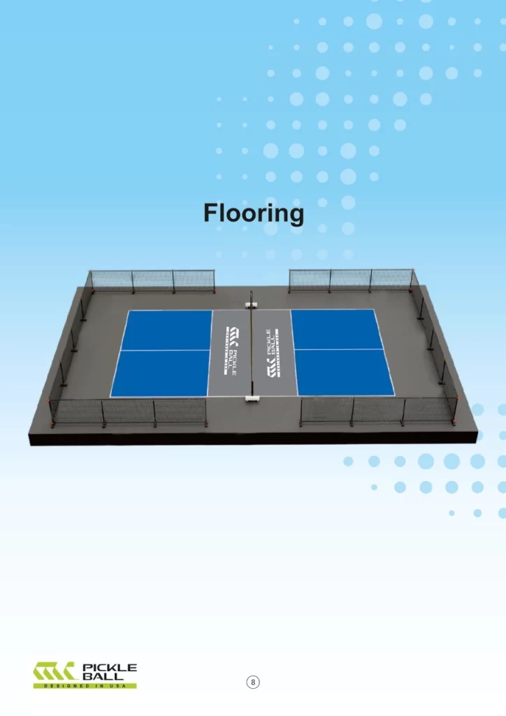 Pickle ball flooring